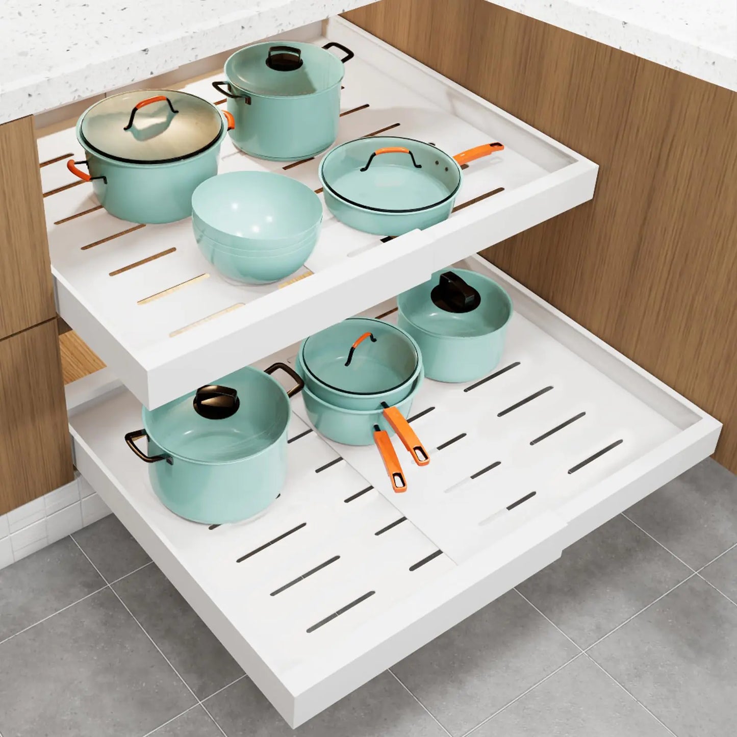 Moderndition™ - Expandable Pull-Out Cabinet Drawer