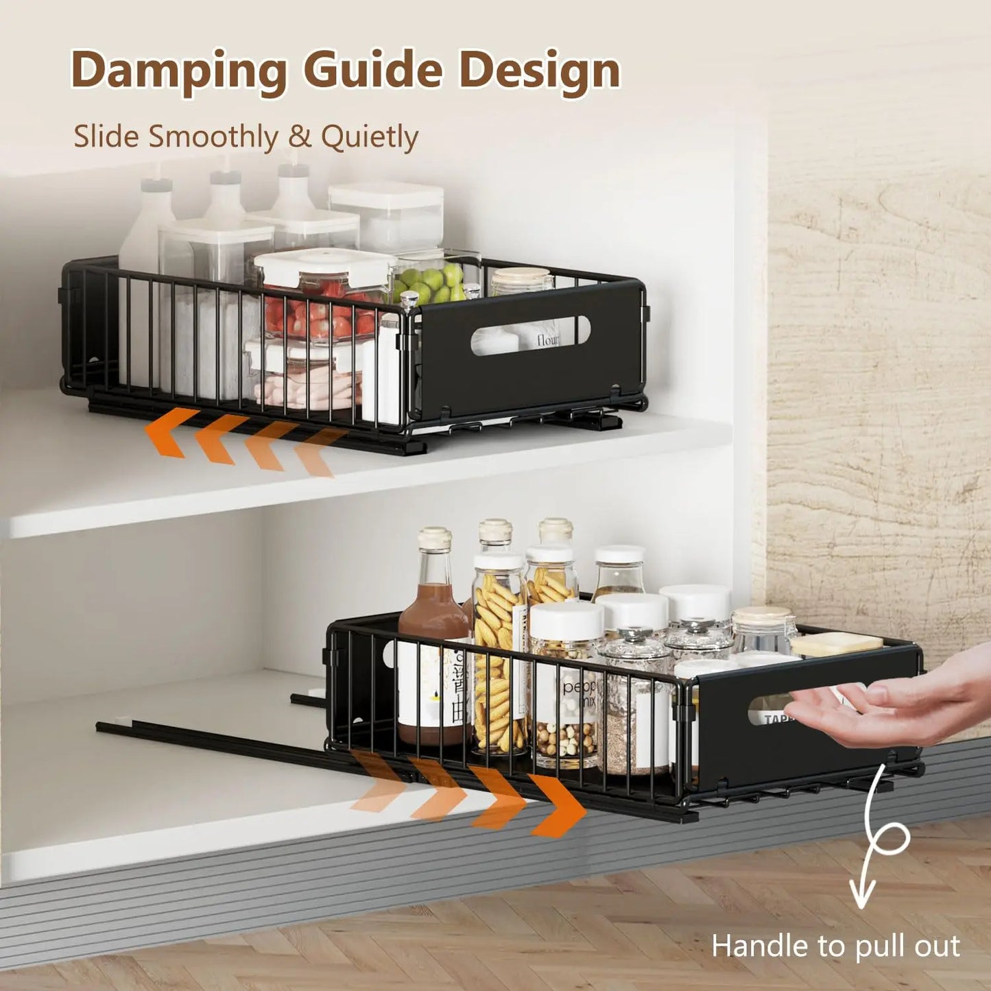 Moderndition ™ - Space-Saving Slide-Out Storage Rack