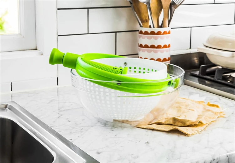 Moderndition™ - Scratch Resistant Nylon Salad Spinner Colander