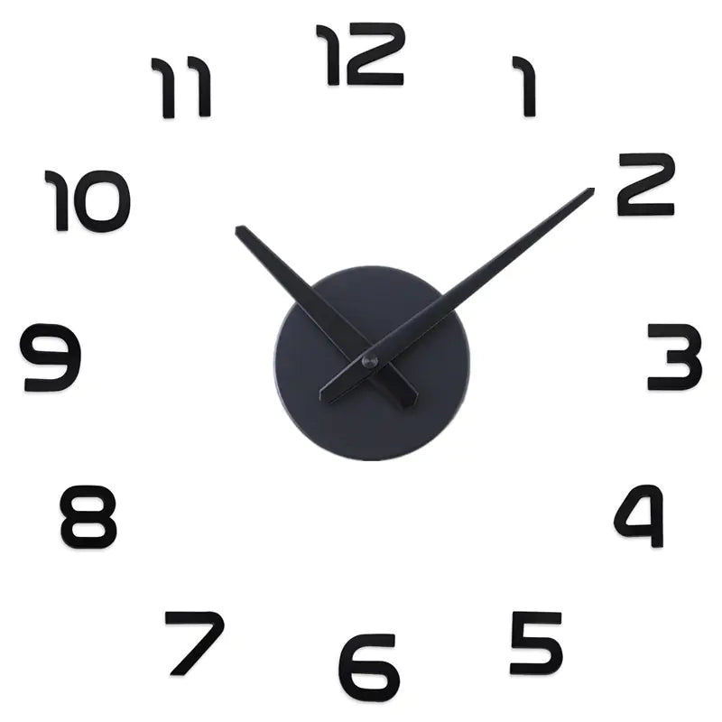 Moderndition™ - Creative 3D Acrylic DIY Wall Clock for Living Room