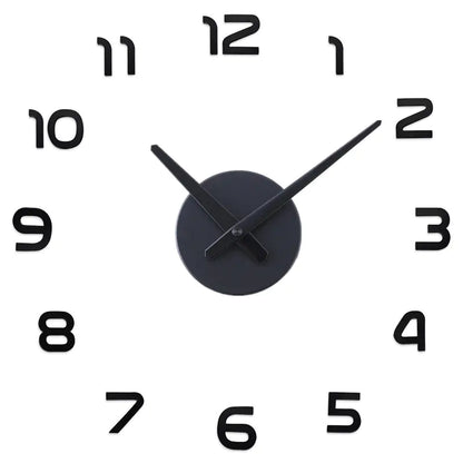 Moderndition™ - Creative 3D Acrylic DIY Wall Clock for Living Room