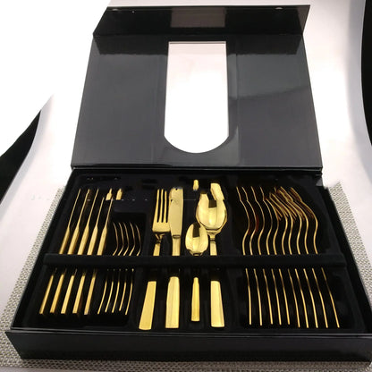 Moderndition ™ - Premium Bamboo Stainless Steel Cutlery