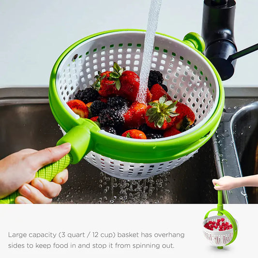Moderndition™ - Scratch Resistant Nylon Salad Spinner Colander