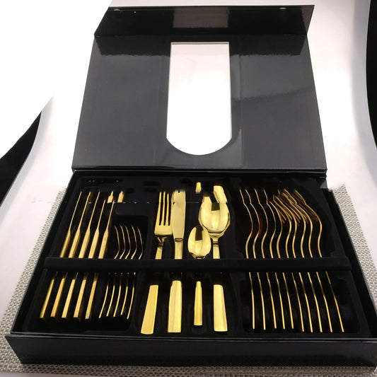 Moderndition ™ - Premium Bamboo Stainless Steel Cutlery
