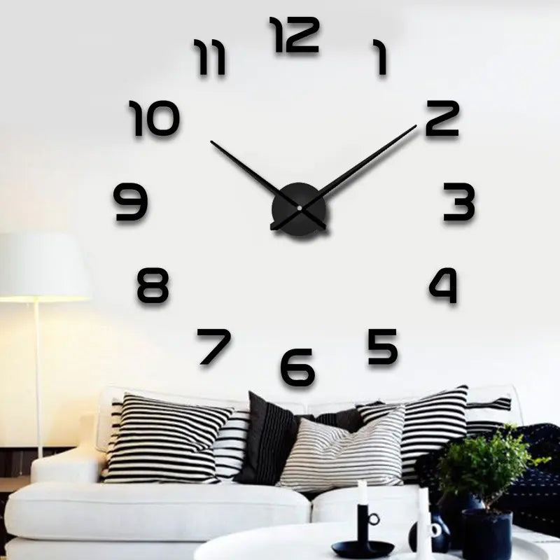 Moderndition™ - Creative 3D Acrylic DIY Wall Clock for Living Room