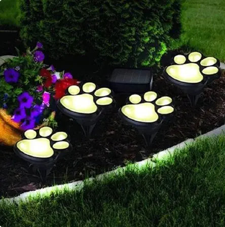 Moderndition ™ - Paw Print Solar Lights