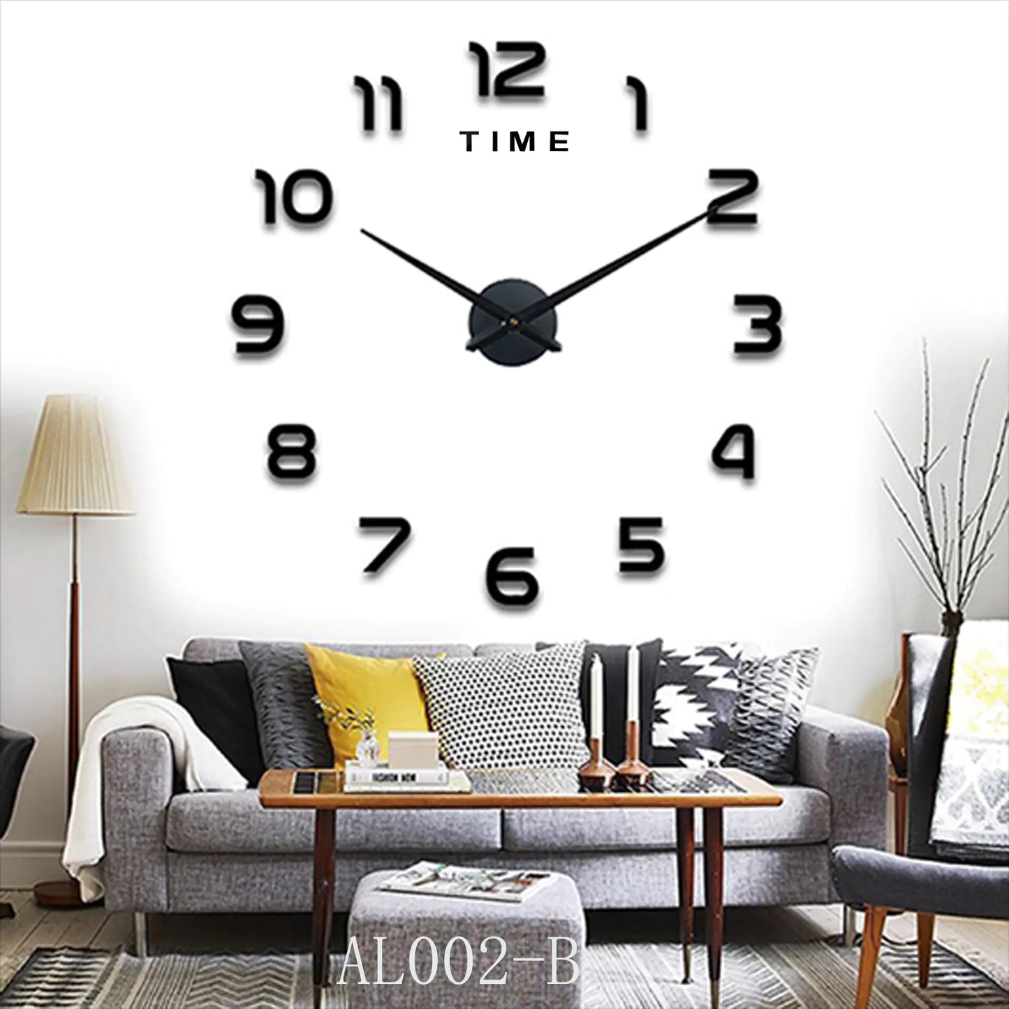 Moderndition™ - Creative 3D Acrylic DIY Wall Clock for Living Room