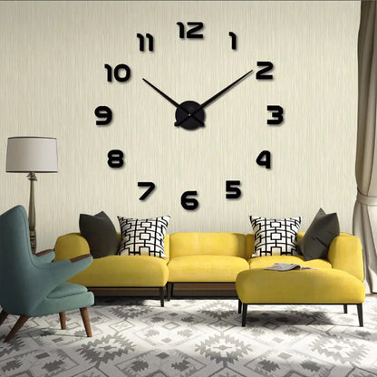 Moderndition™ - Creative 3D Acrylic DIY Wall Clock for Living Room