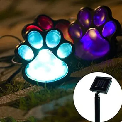 Moderndition ™ - Paw Print Solar Lights