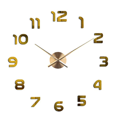 Moderndition™ - Creative 3D Acrylic DIY Wall Clock for Living Room