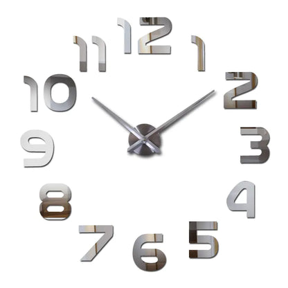 Moderndition™ - Creative 3D Acrylic DIY Wall Clock for Living Room