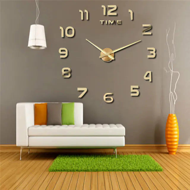 Moderndition™ - Creative 3D Acrylic DIY Wall Clock for Living Room